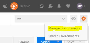 manage env